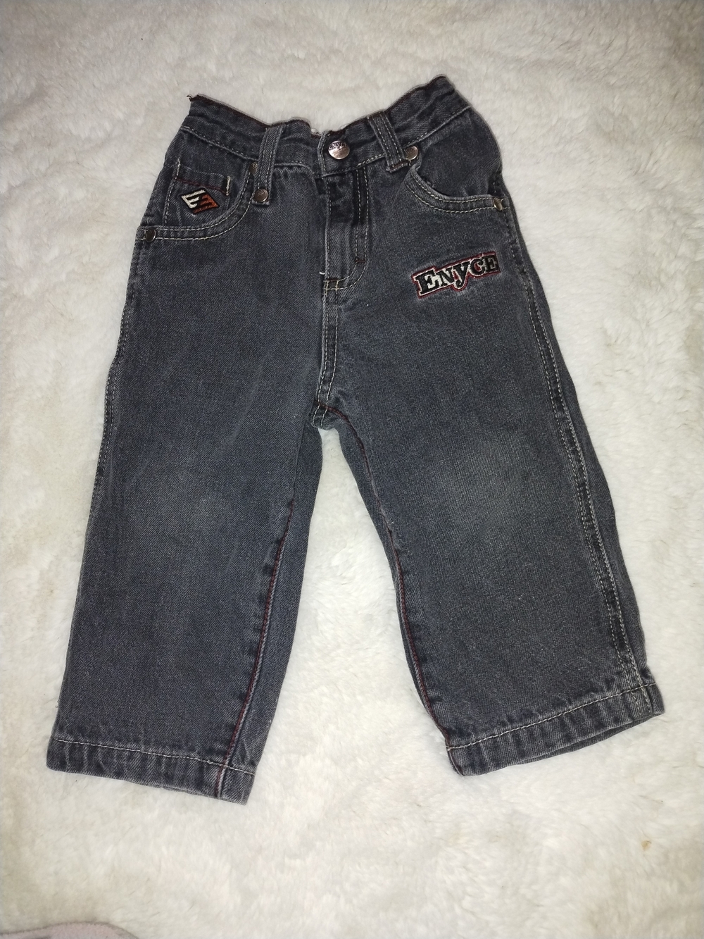 Enyce Kids Black-Gray Denim Jeans